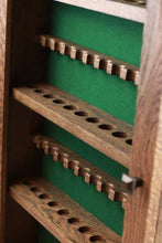 pipe cabinet pipe rack. pipe display solid oak 24 pipe