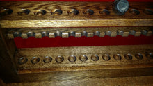 pipe cabinet-rack 60 pipe solid oak The Dunne