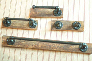 Industrial Barn Wood Bathroom Set rustic 1800s reclaimed barn wood 18 or 24 inch set