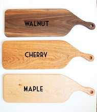 Charcuterie board,cheese board,bread board,Serving Tray,cutting board WALNUT ,CHERRY or MAPLE