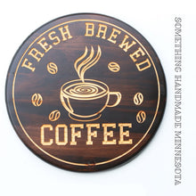 Round Coffee Sign