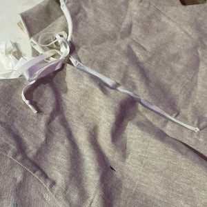 Linen Peplum in oat