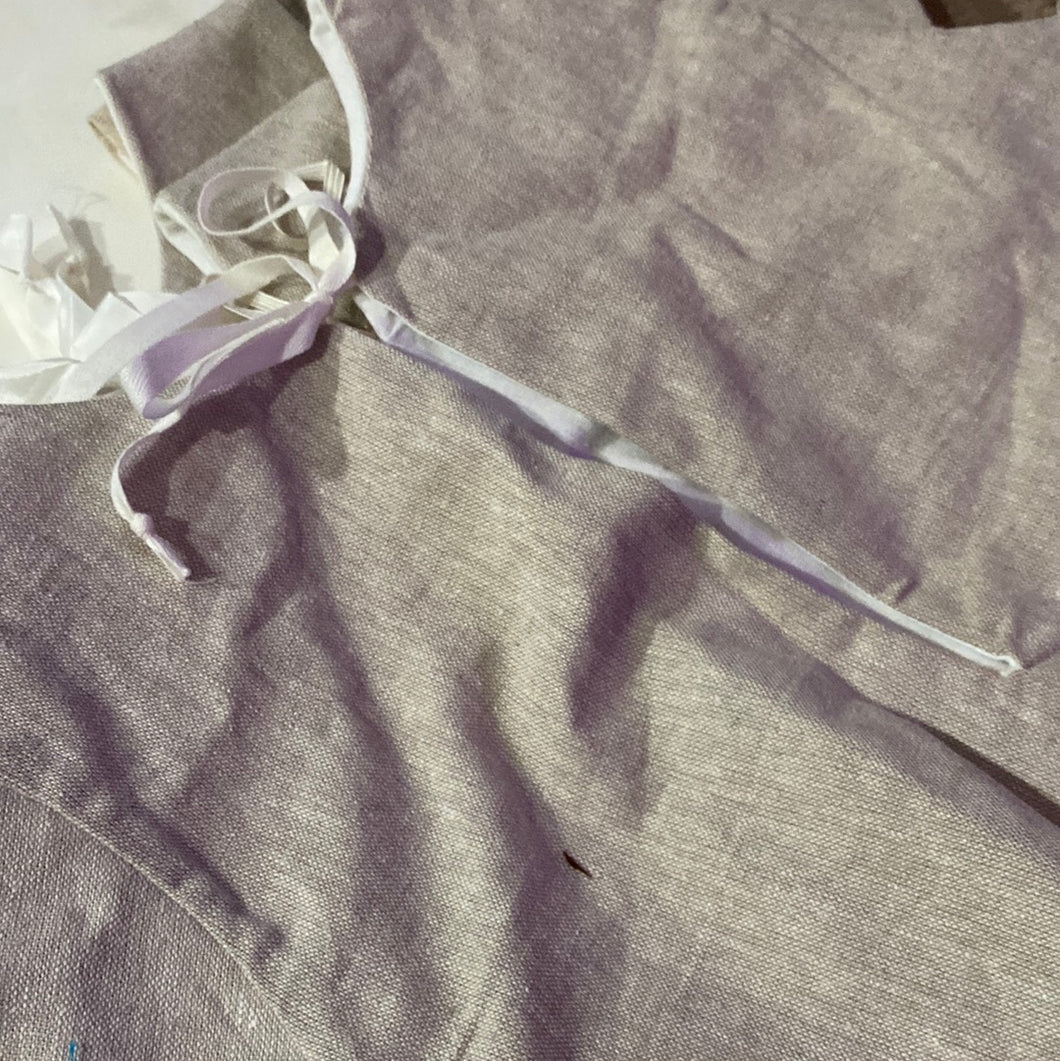 Linen Peplum in oat