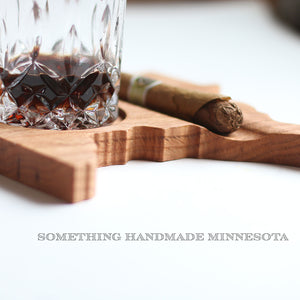 Cigar and  whiskey pairing  tray   Minnesota