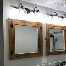 Recessed barn wood Medicine  cabinet with mirror  made from 1800s   barn wood rustic medicine cabinet