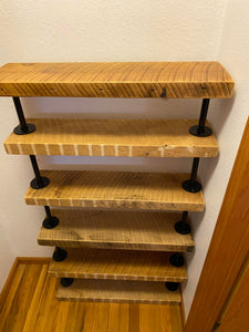 Industrial rustic barn wood shoe rack  - Shoe Storage - Entryway Organizer- Shoe Organizer